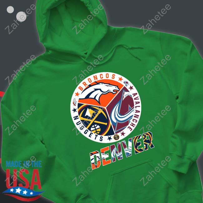 Denver Broncos Colorado Avalanche Denver Nuggets Championship logo 2023  shirt