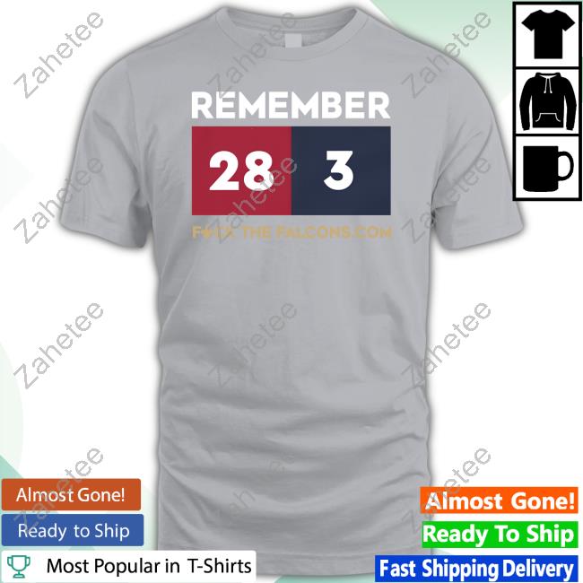 Benjamin Harrison remember 28 3 fuck the falcons shirt, hoodie