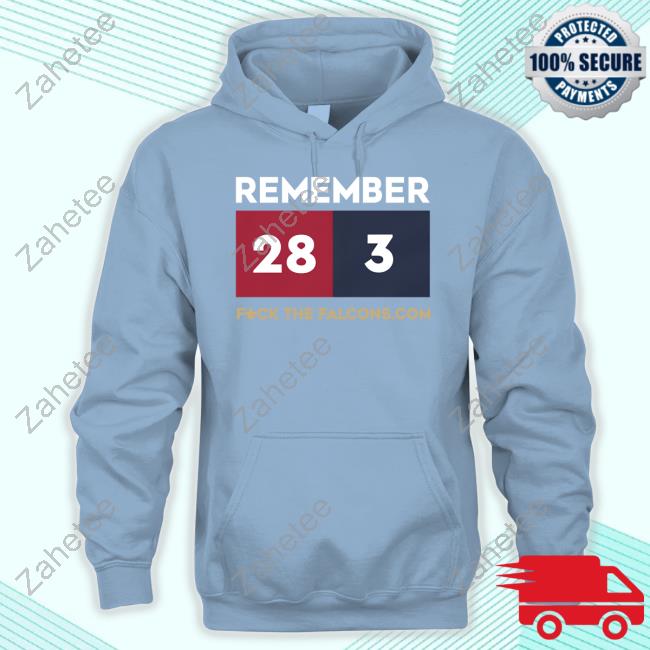 Benjamin harrison remember 28 3 fuck the falcons, hoodie, tank top