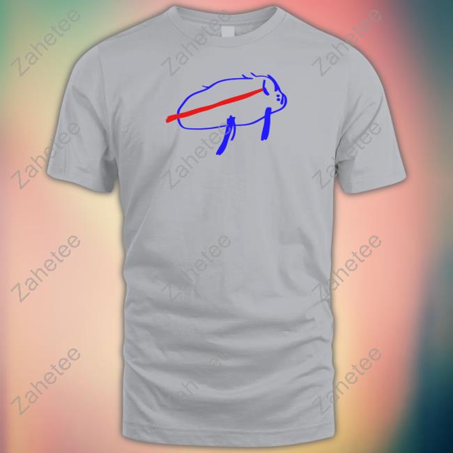 Josh Allen Buffalo Potato Drawing T-Shirt - Zahetee